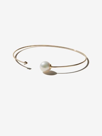 Personalized Pearl Necklace for Women, Elegant Minimalist Jewelry, French Chic Luxury Gift